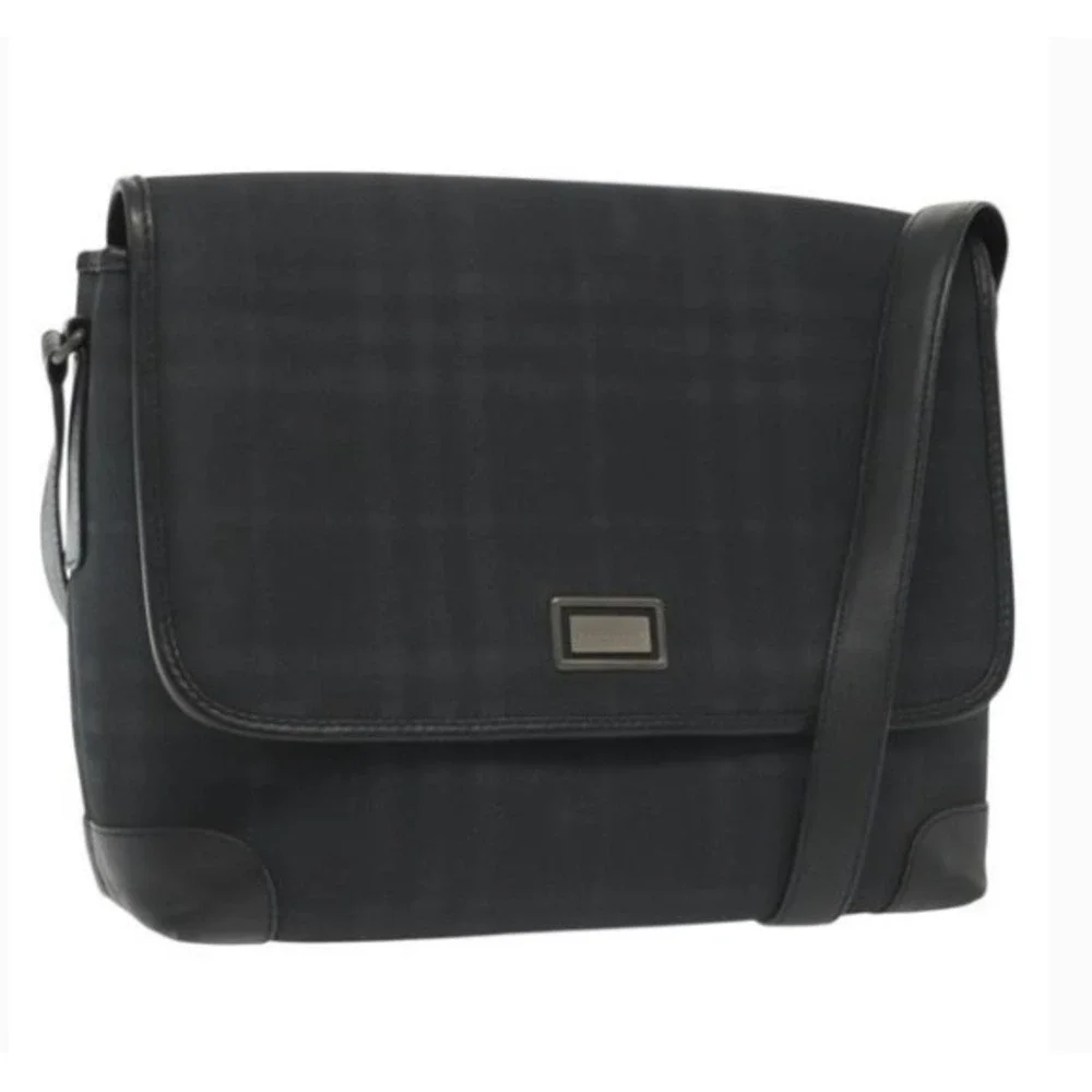 Burberry Navy Nova Check Shoulder‎ Bag